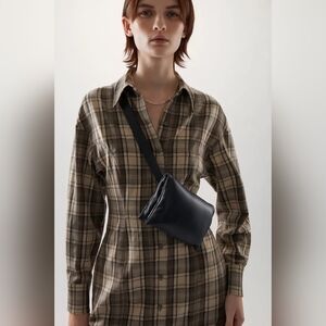 COS Padded Leather Belt Bag